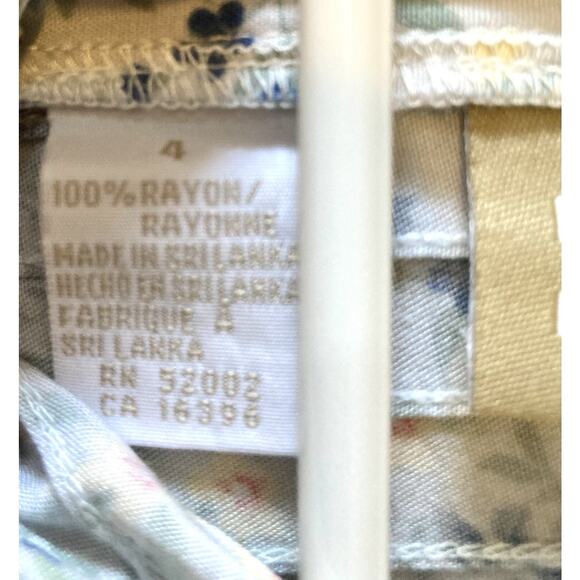 VTG Liz Claiborne Flower Cottagecore Dress Teacher Miss Honey Vintage Matilda - Picture 4 of 10